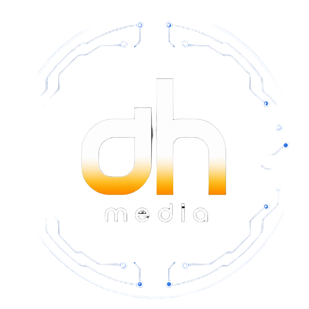 DH Media circular emblem